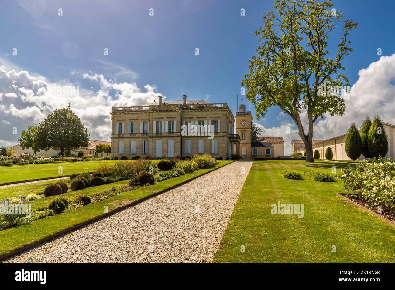 Cantina Château Gruaud Larose a Lesparre-Médoc, Francia Foto Stock