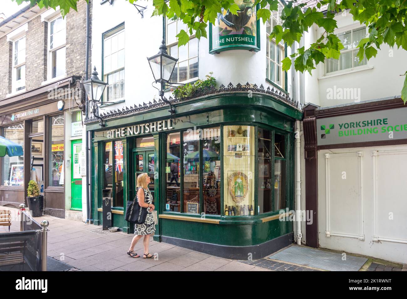 Il Breve Pub, la traversa, Bury St Edmunds, Suffolk, Inghilterra, Regno Unito Foto Stock