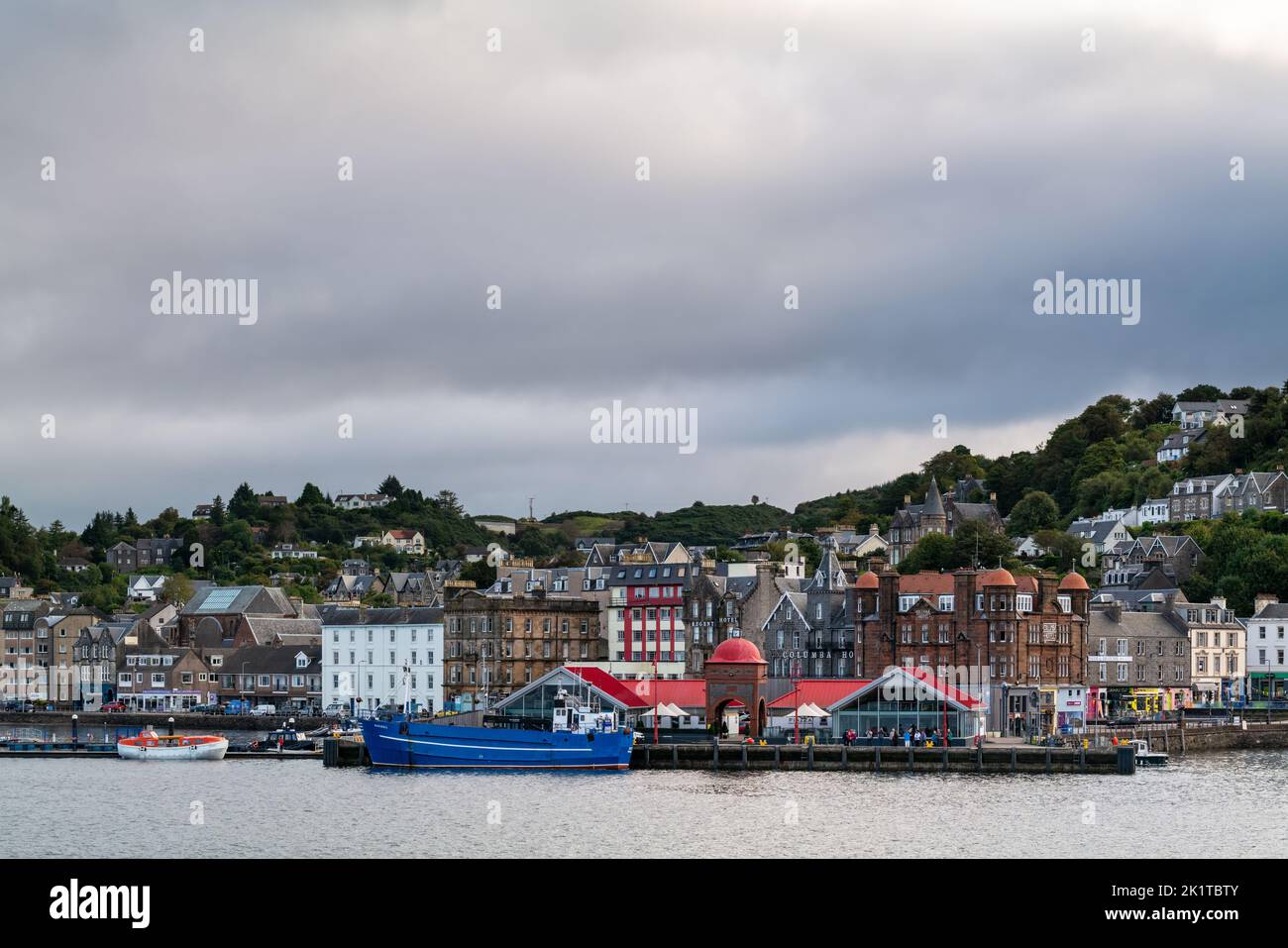 14 settembre 2022. Oban, Highlands and Islands, Scozia. Questa è vista intorno alla baia di Oban in una mattina di settembre. Foto Stock