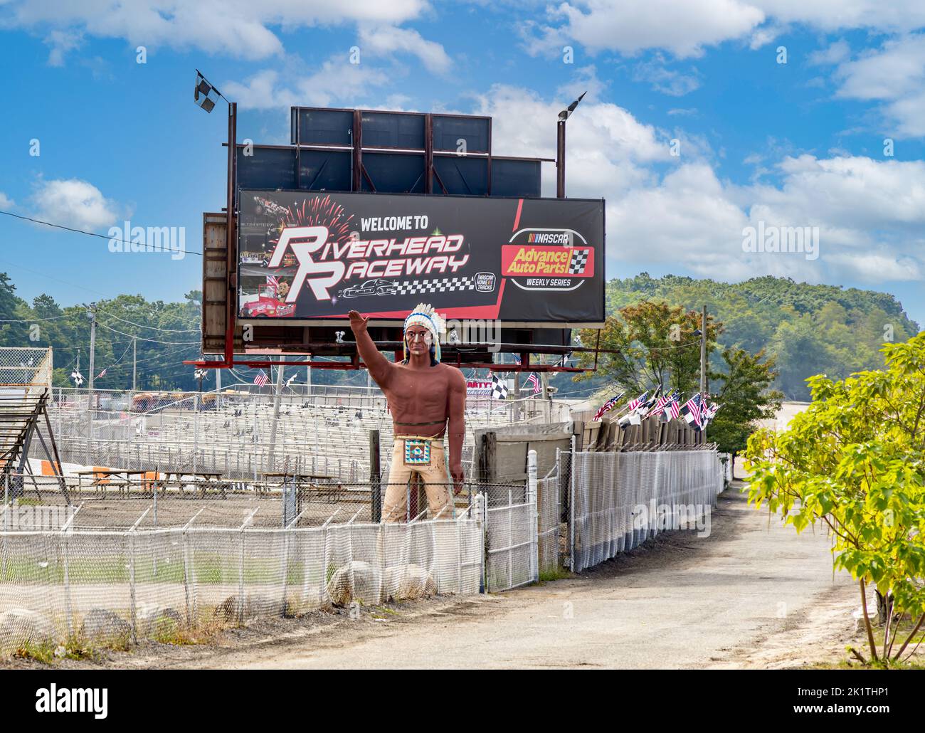 Grande indiano all'autodromo di Riverhead Foto Stock