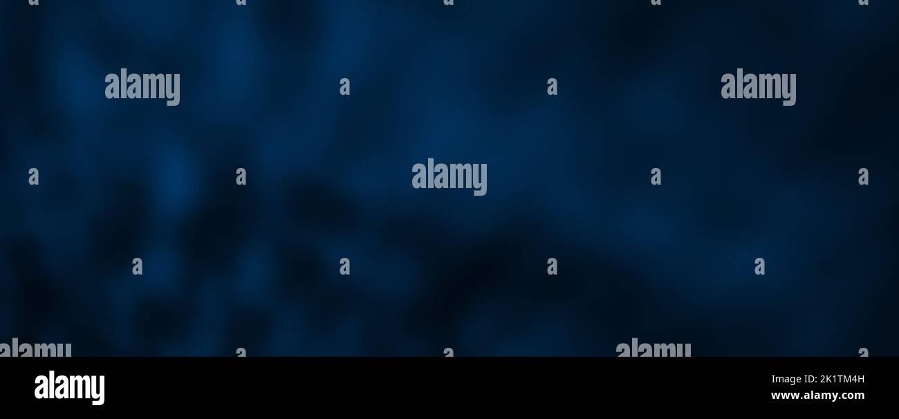 sfondo panoramico blu astratto wavy ligt Foto Stock