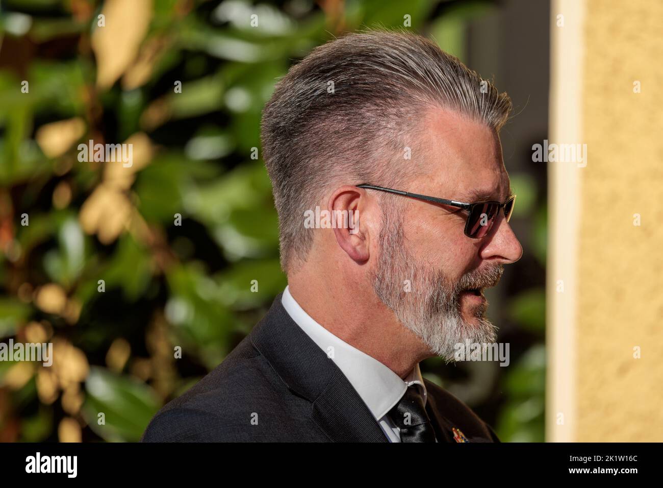 Sig. Mark Glauser - Alto Commissariato canadese al Lodge di Canberra in onore della Regina Elisabetta II (Foto di Rob Keating) Foto Stock