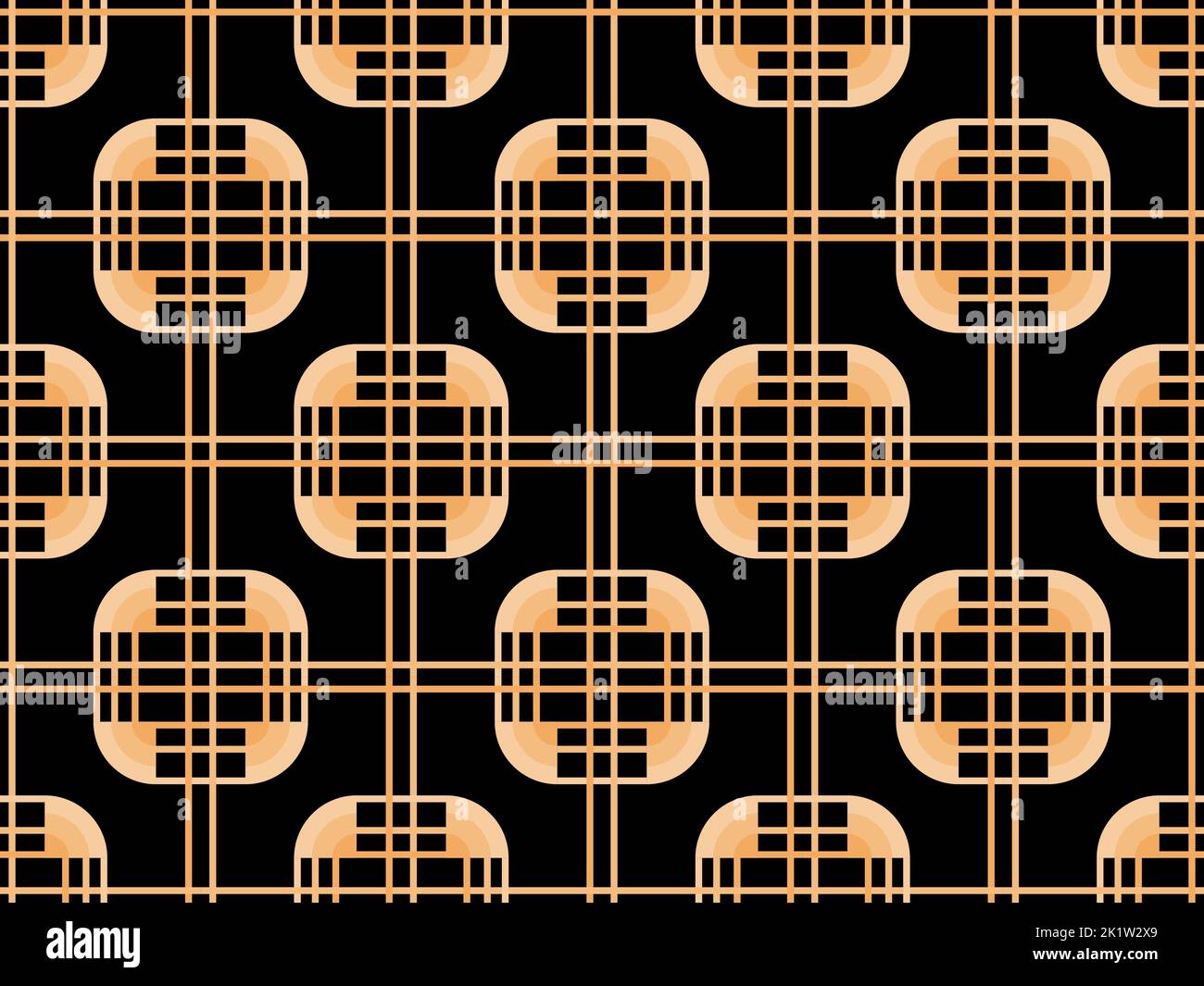 Motivo geometrico senza cuciture in stile art deco. Linee dorate, stile lineare vintage. Progetta un modello per sfondi, banner, poster e adver Illustrazione Vettoriale