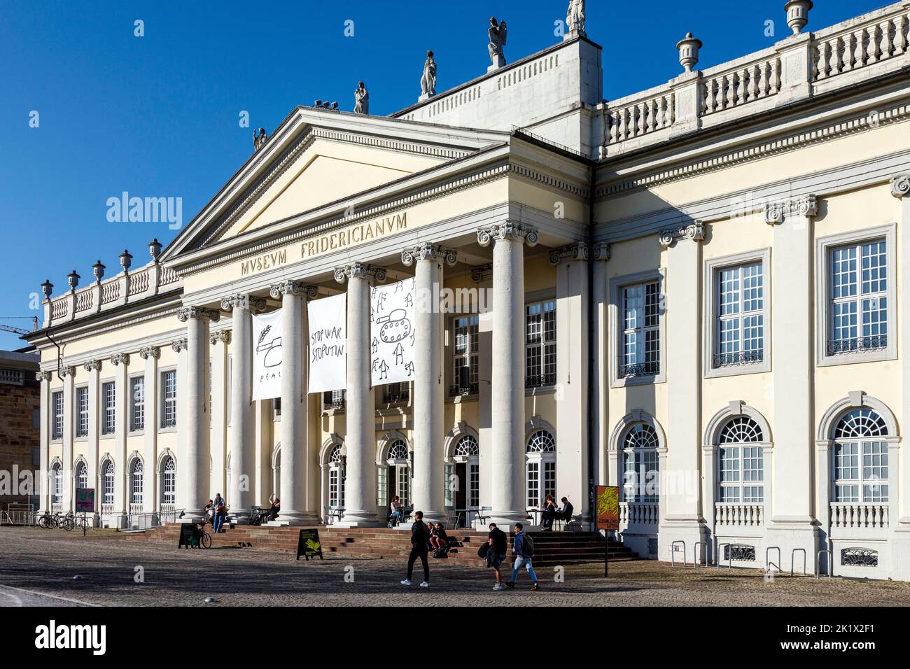 Kunsthalle Fridericianum, museo e punto focale della documentazione Foto Stock