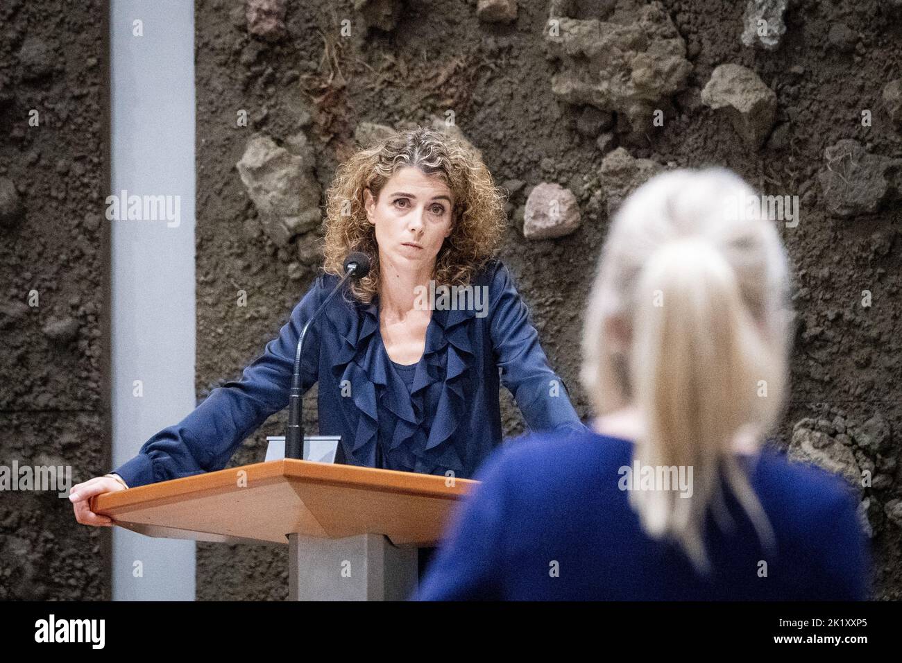 L'Aia, Paesi Bassi. 21st Settembre 2022. L'AIA - Paesi Bassi, 2022-09-21 12:55:39 L'AIA - Sophie Hermans (VVD) durante il primo giorno delle riflessioni politiche generali, il dibattito dopo il discorso del Trono sul Prinsjesdag. Nel corso della discussione sono stati discussi i punti principali della dichiarazione di bilancio di milioni di euro e il bilancio nazionale. Credit: ANP/Alamy Live News Foto Stock