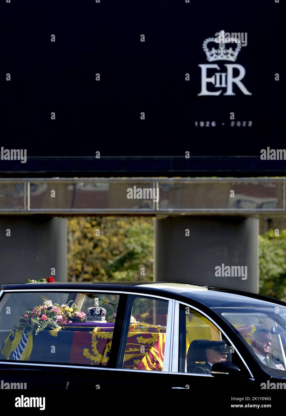 Londra, Regno Unito. Il giorno del funerale di Stato della regina