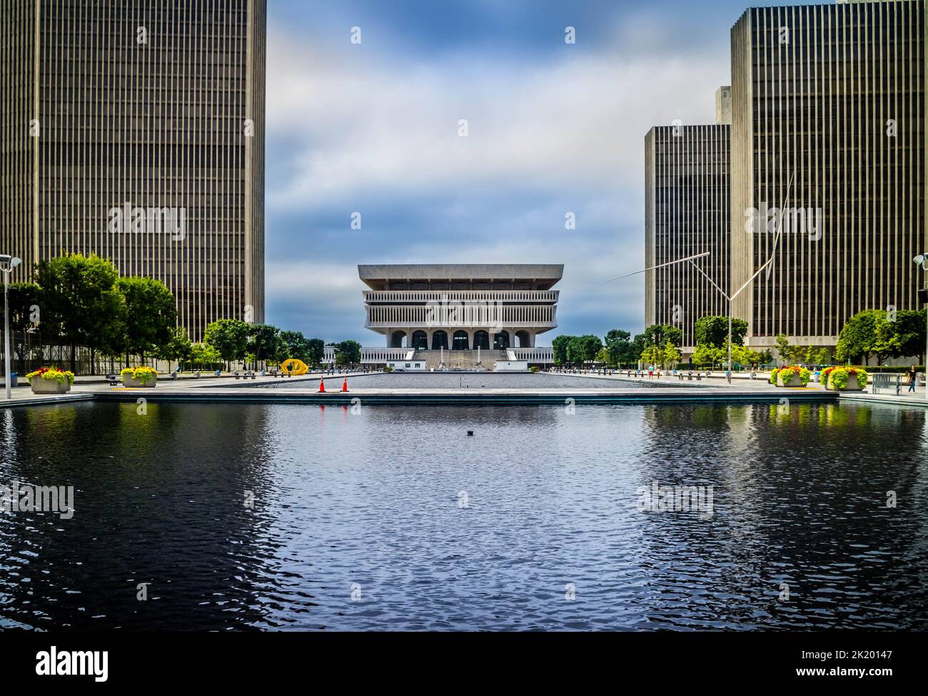 Un enorme museo pubblico ad Albany, New York Foto Stock