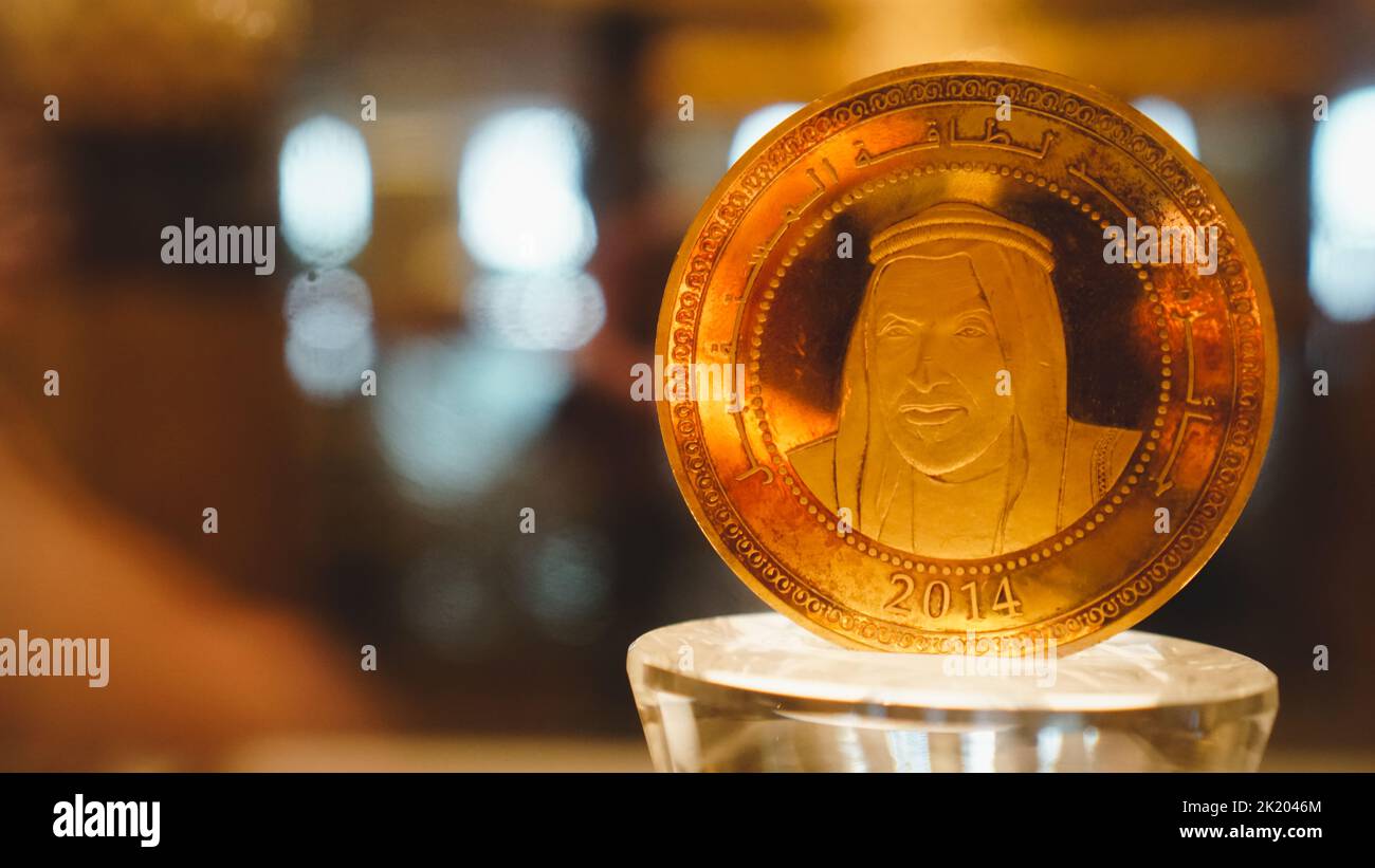 Scene di strada a Dubai, Emirati Arabi Uniti Foto Stock