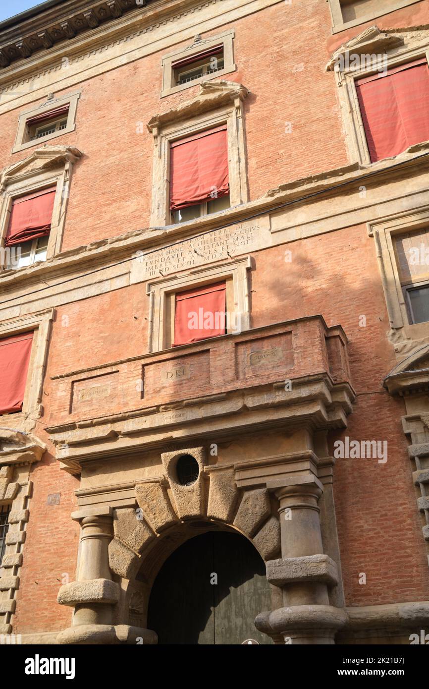 Palazzo Bocchi Bologna Italia Foto Stock