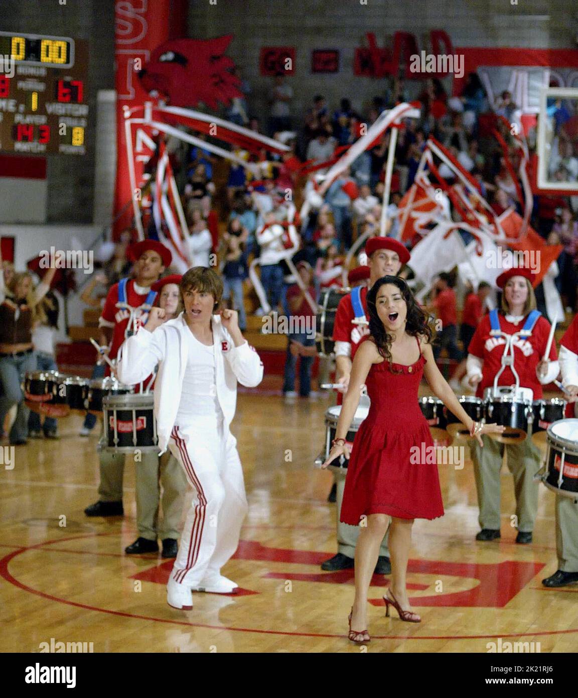 ZAC Efron, Vanessa Hudgens, HIGH SCHOOL MUSICAL, 2006 Foto Stock