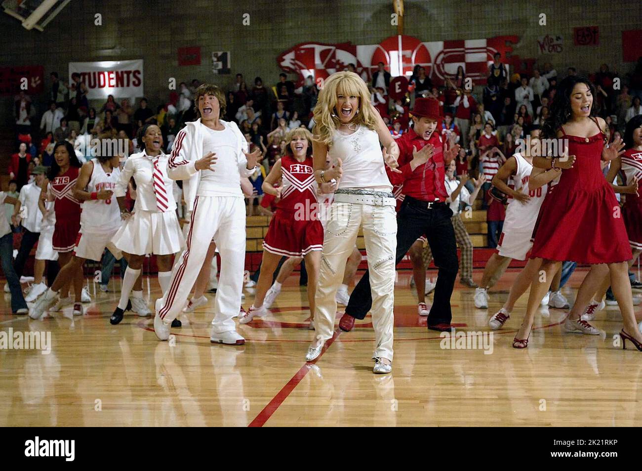 ZAC EFRON, Ashley Tisdale e Vanessa Hudgens, HIGH SCHOOL MUSICAL, 2006 Foto Stock
