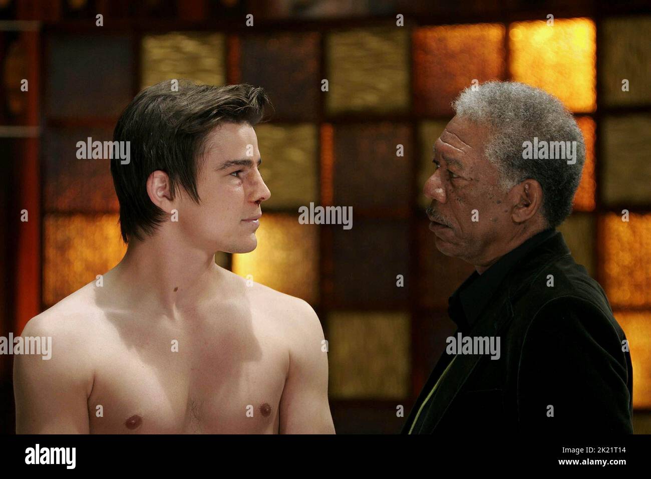JOSH HARTNETT, Morgan Freeman, numero fortunato SLEVIN, 2006 Foto Stock