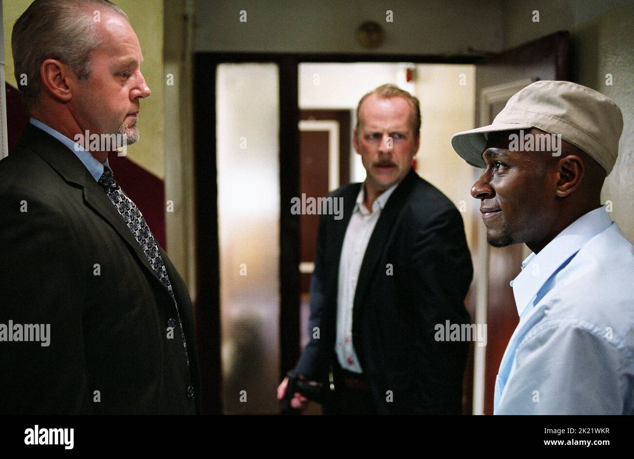 DAVID MORSE, Bruce Willis, MOS DEF, 16 blocchi, 2006 Foto Stock
