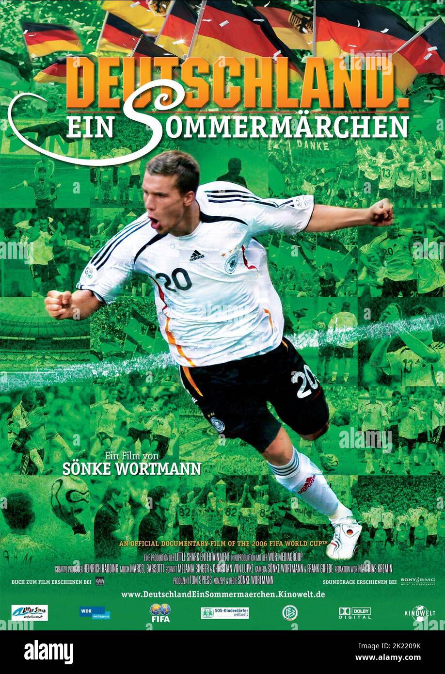 LUKAS PODOLSKI, GERMANIA: UNA FIABA ESTIVA, 2006 Foto Stock