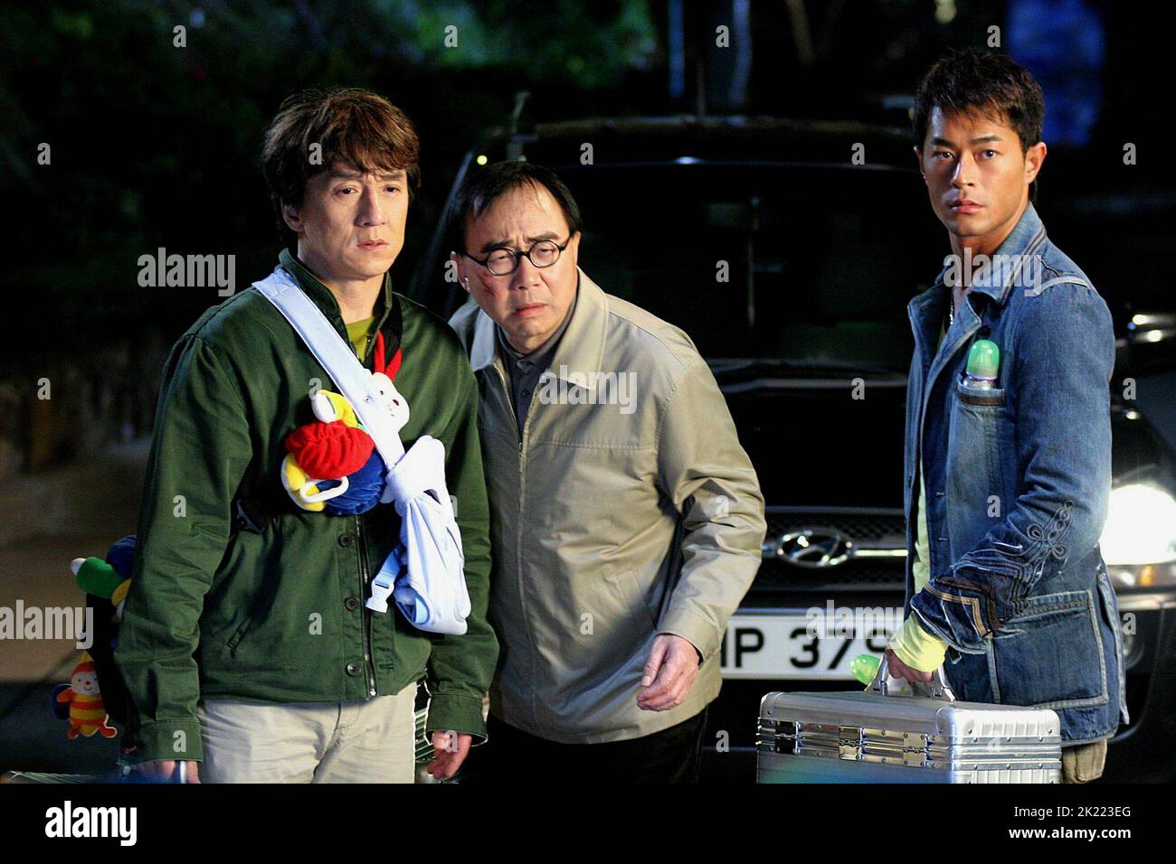 JACKIE Chan, Michael Hui, LOUIS KOO, Rob-B-cofano, 2006 Foto Stock