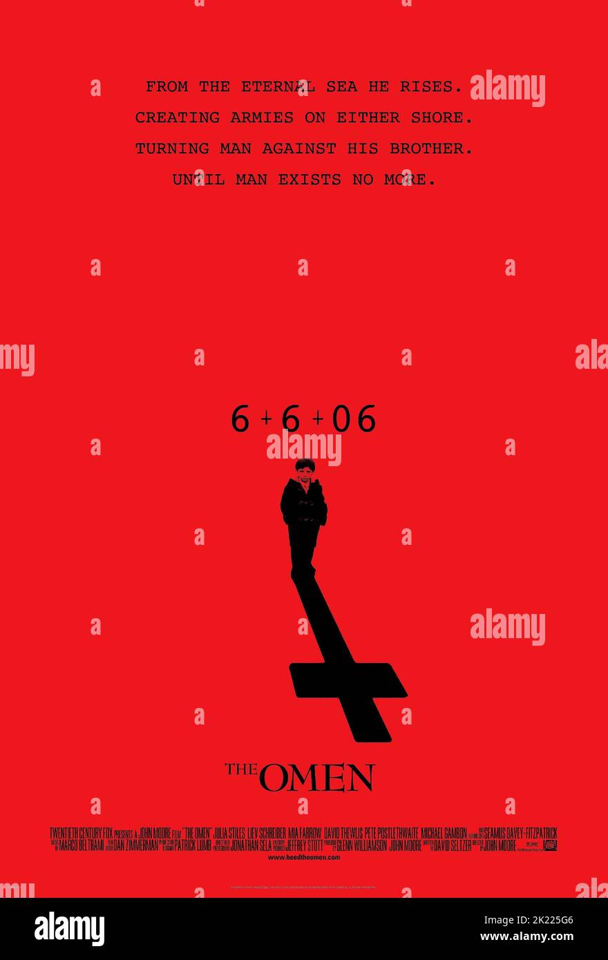 POSTER DEL FILM, THE OMEN, 2006 Foto Stock