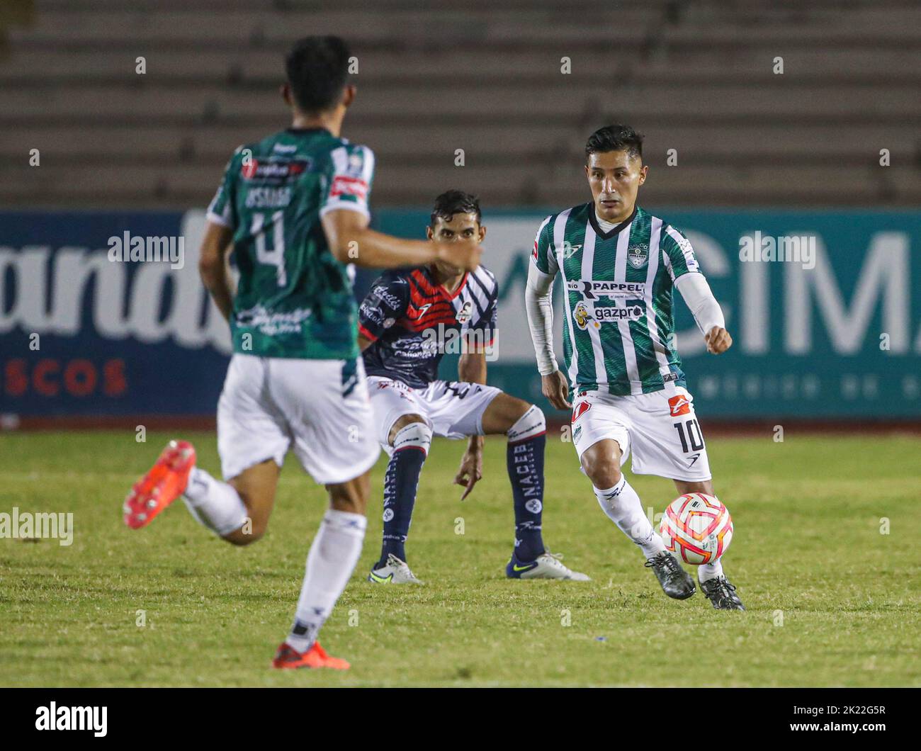 HERMOSILLO MEXICO SETTEMBRE 14: Cimarrones de sonora vs Club Deportivo Tapatío, durante la partita di calcio nel 12th° round del tourn di apertura Foto Stock