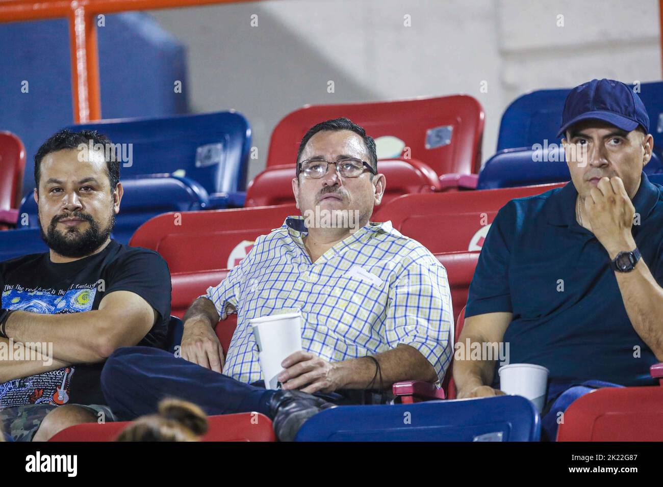 HERMOSILLO MEXICO SETTEMBRE 14: Cimarrones de sonora vs Club Deportivo Tapatío, durante la partita di calcio nel 12th° round del tourn di apertura Foto Stock