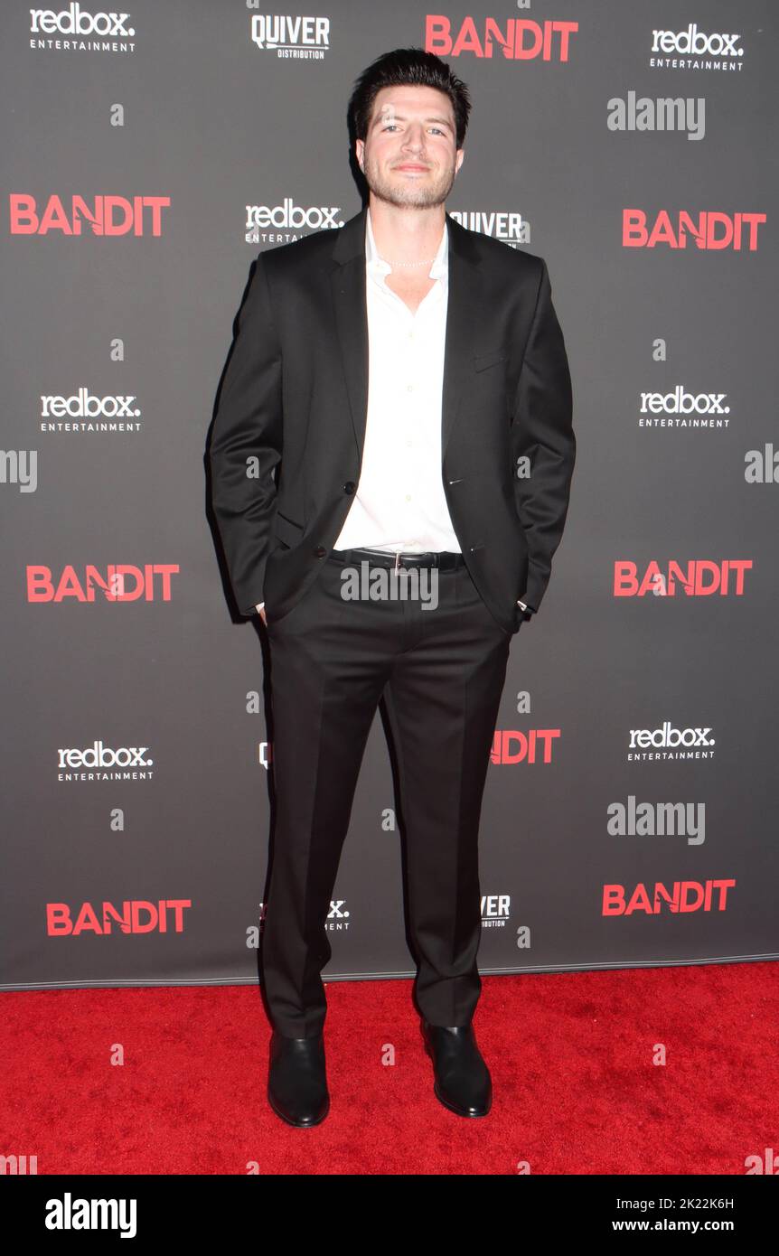 Los Angeles, Stati Uniti. 21st Set, 2022. Dylan Flashner 09/21/2022 The World Premiere of 'Bandit' held at the Harmony Gold Theater in Los Angeles, CA Photo by Izumi Hasegawa/HollywoodNewsWire.net Credit: Hollywood News Wire Inc./Alamy Live News Foto Stock