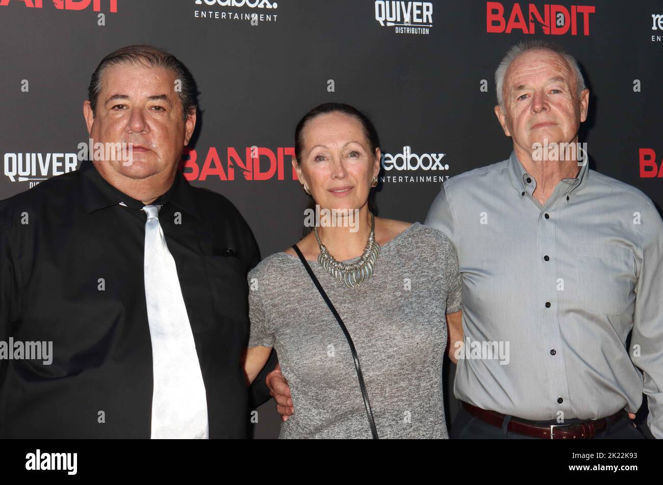 Los Angeles, Stati Uniti. 21st Set, 2022. Gilbert Galvan Jr., George Snyder 09/21/2022 The World Premiere of 'Bandit' held at the Harmony Gold Theater in Los Angeles, CA Photo by Izumi Hasegawa/HollywoodNewsWire.net Credit: Hollywood News Wire Inc./Alamy Live News Foto Stock