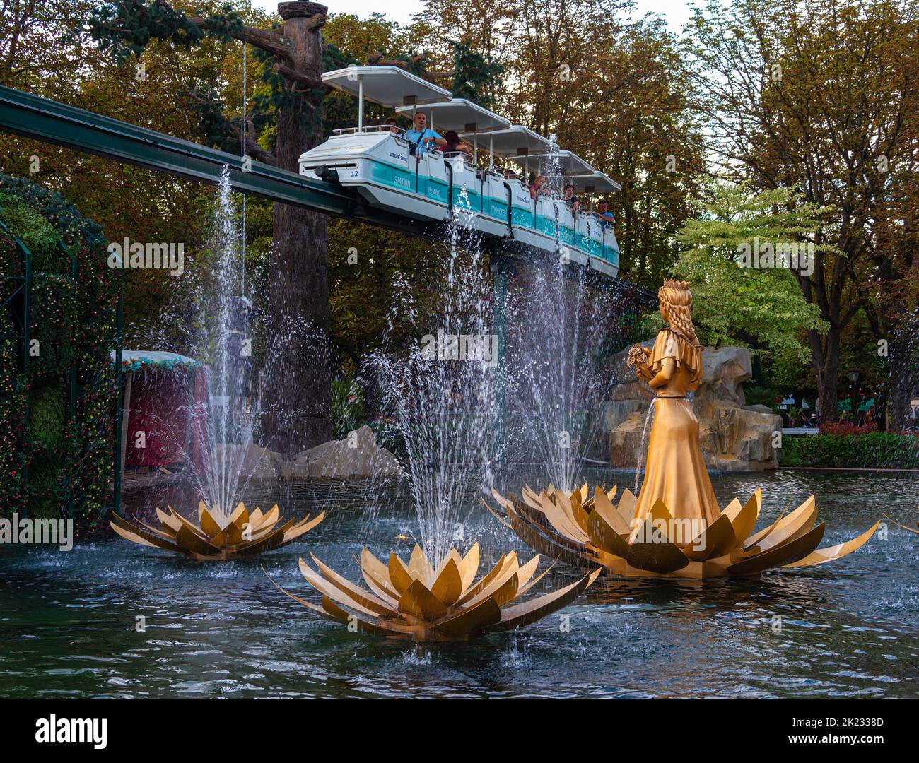 Rust, Germania - 1 settembre 2022: L'Europa-Park è il più grande parco a tema della Germania e il secondo parco a tema più popolare d'Europa Foto Stock