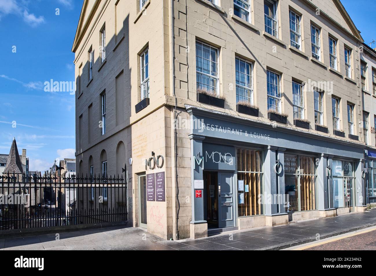 Edimburgo Scozia, Regno Unito 21 settembre 2022. Vista generale del ristorante Mono, South Bridge. Credit sst/alamy live news Foto Stock