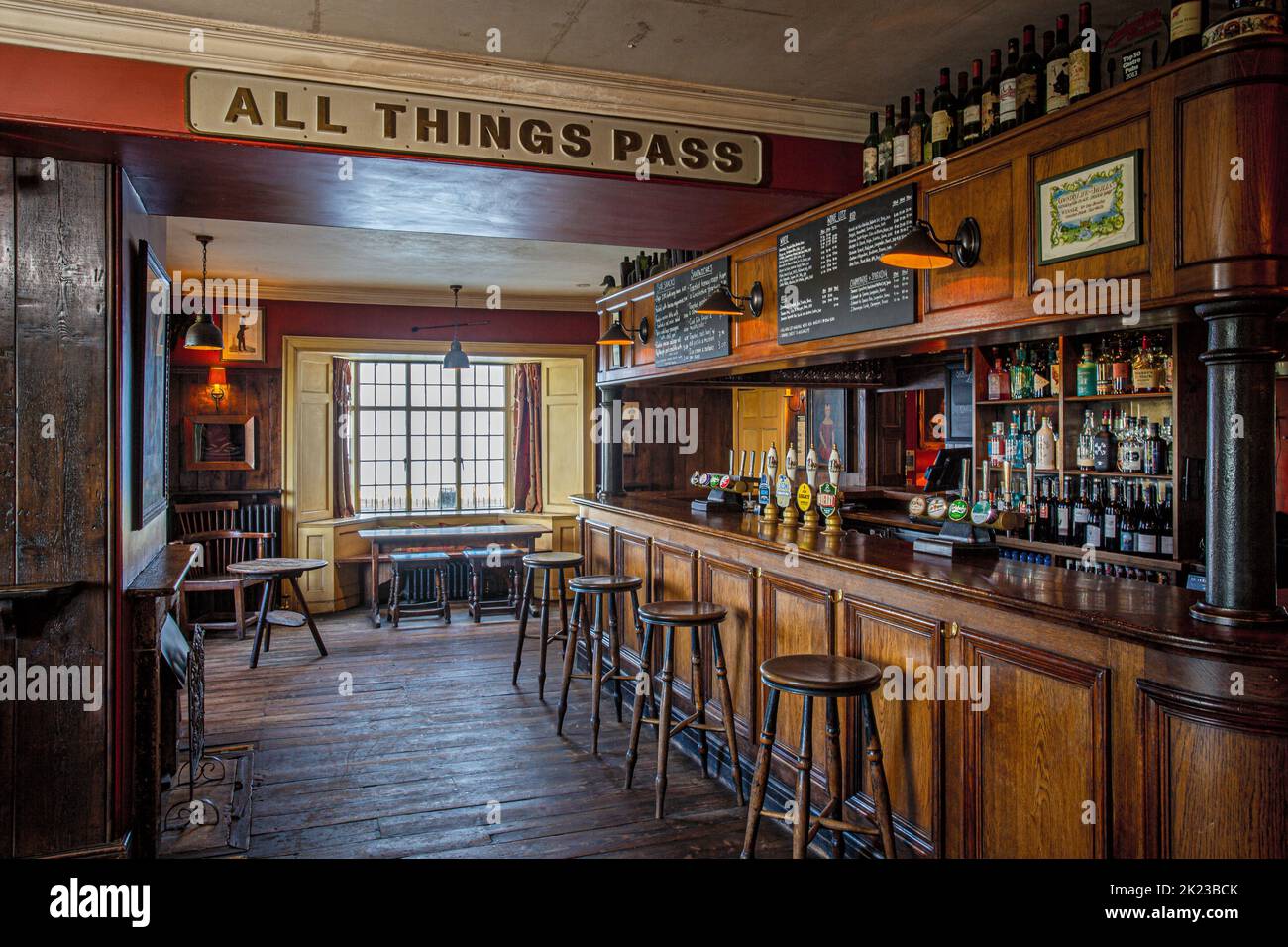 L'interno del pub Gunton Arms nel Nord Norfolk, Inghilterra. Foto Stock