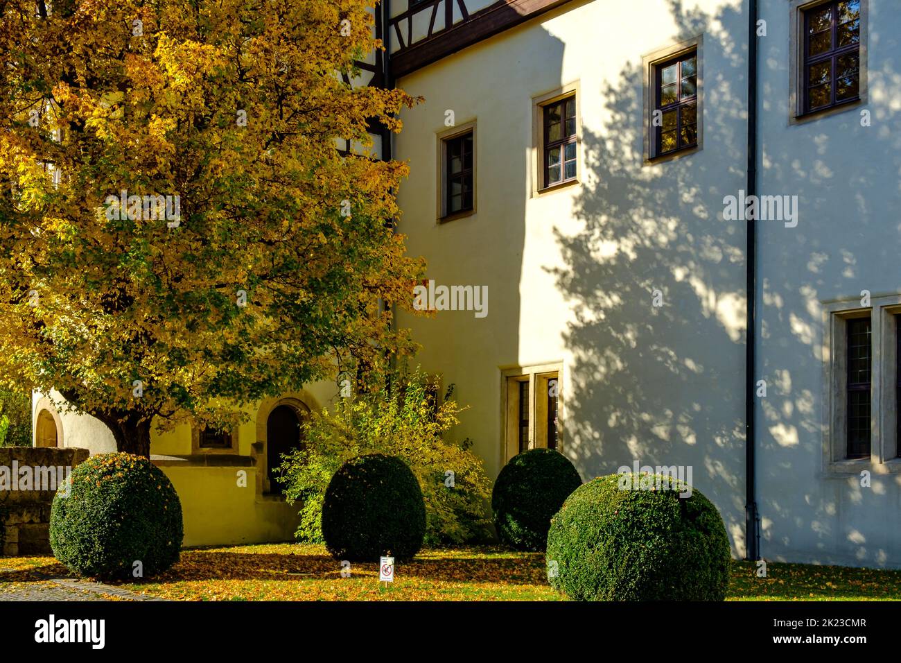 Palazzo residenziale di Urach, edificio gotico e rinascimentale, Bad Urach, Alb Svevo, Baden-Württemberg, Germania, Europa. Foto Stock