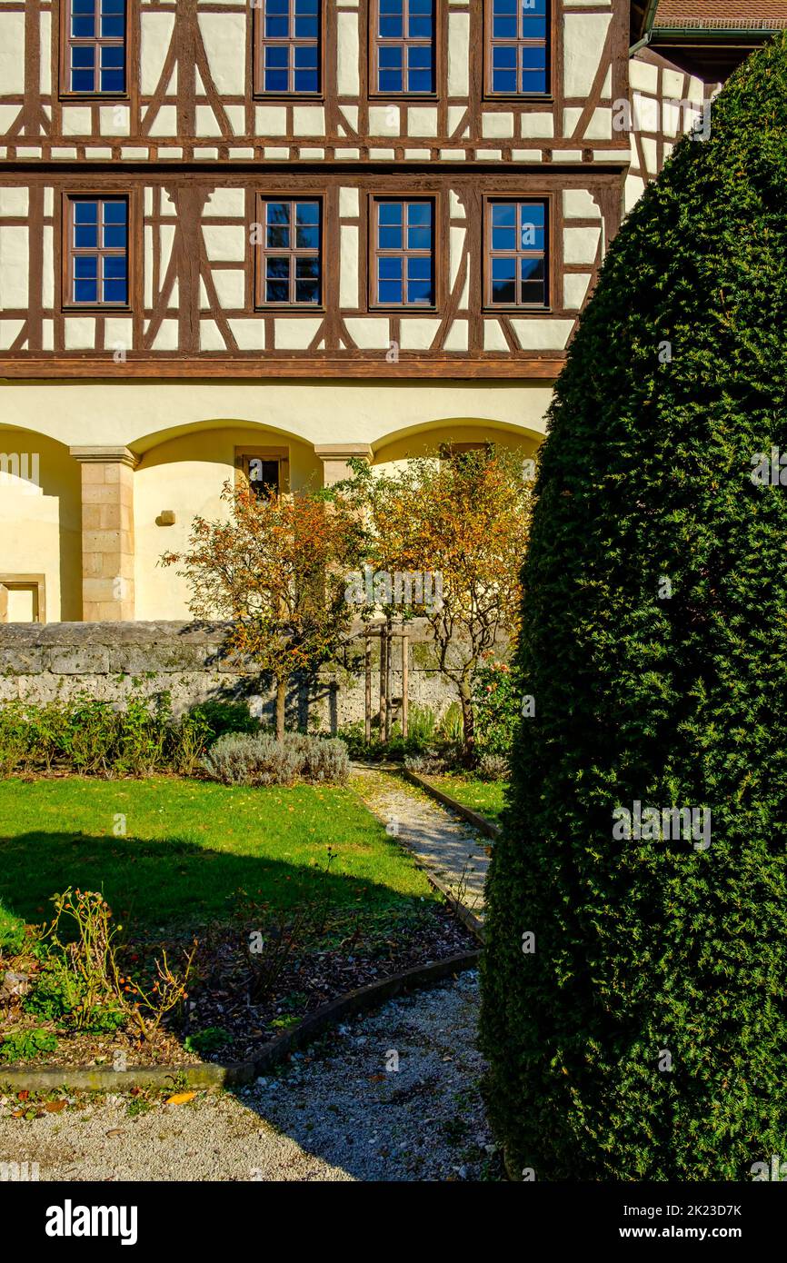 Palazzo residenziale di Urach, edificio gotico e rinascimentale, Bad Urach, Alb Svevo, Baden-Württemberg, Germania, Europa. Foto Stock