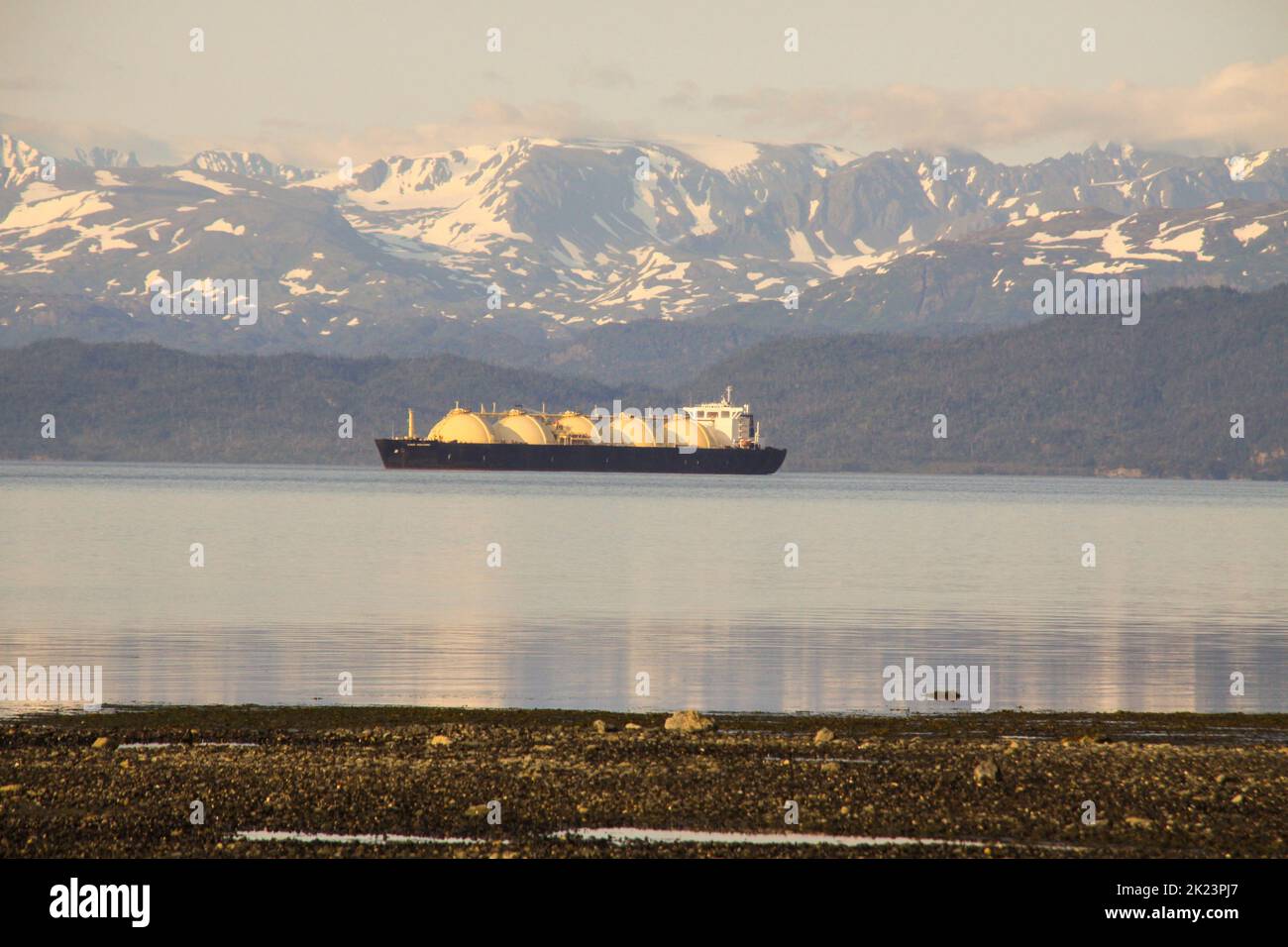 Porticciolo e porto di pesca fotografati vicino Homer, Alaska. Homer è una città dell'Alaska di Stati Uniti d'America, situata nella Penisola del Kenai, nello stato federato del Jarsi. Dista 351 km (218 mi) Foto Stock