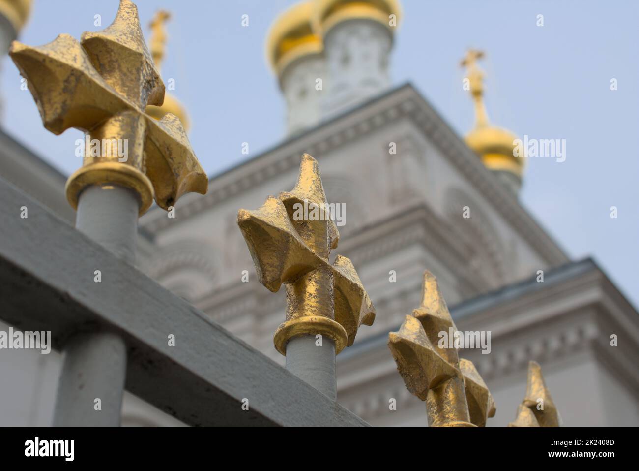 Chiesa ortodossa russa, esterno, sottaceti. Ginevra, Svizzera Foto Stock