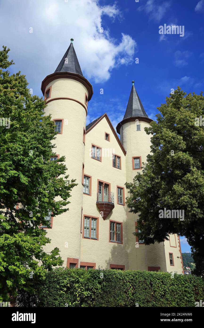 Castello di Lohr am Main nel Spessart Foto Stock