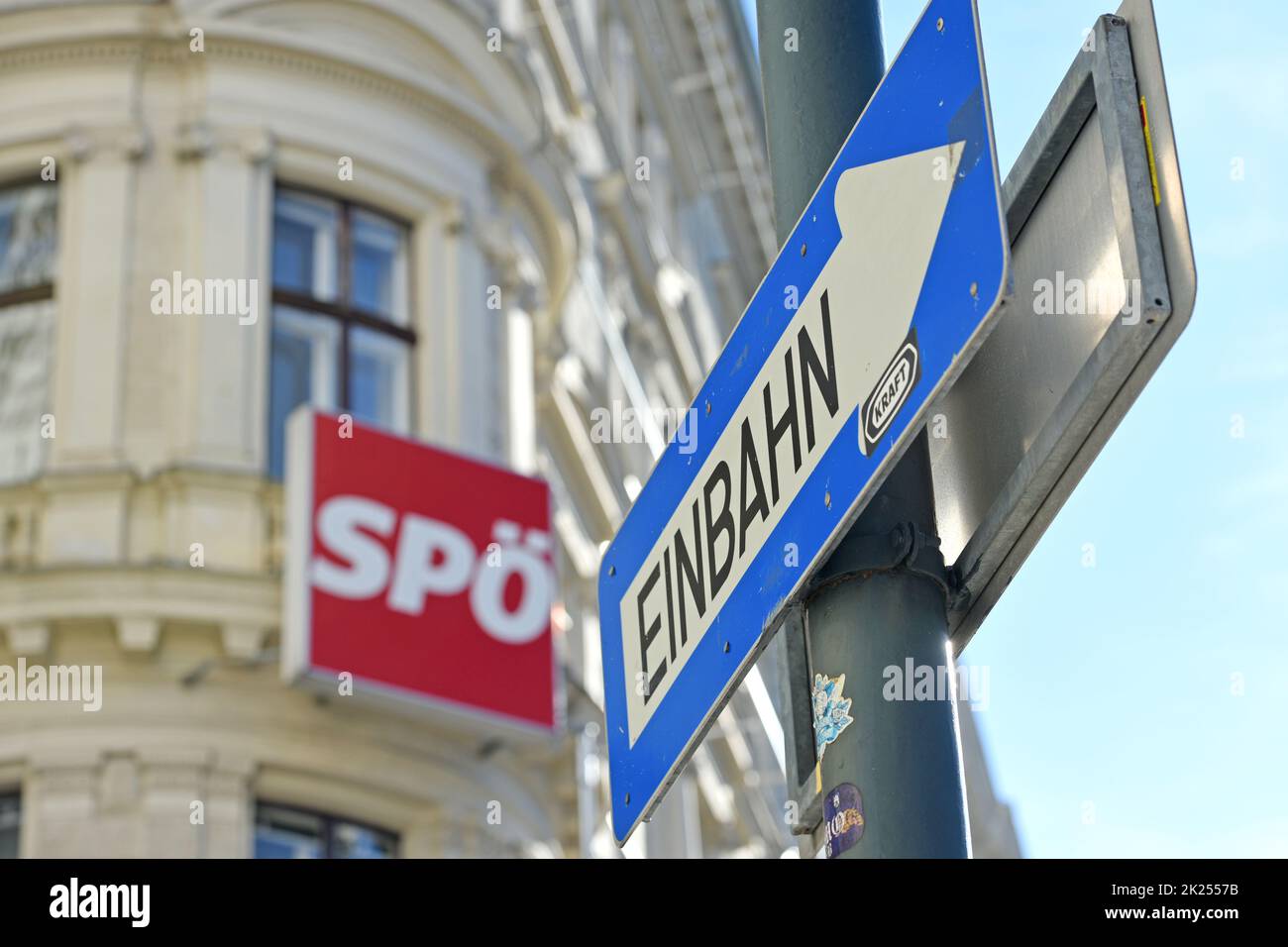Zentrale der Sozialdemokratischen Partei Österreichs (SPÖ) in der Löwelstraße a Vienna - sede del Partito socialdemocratico d'Austria (SPÖ) o Foto Stock