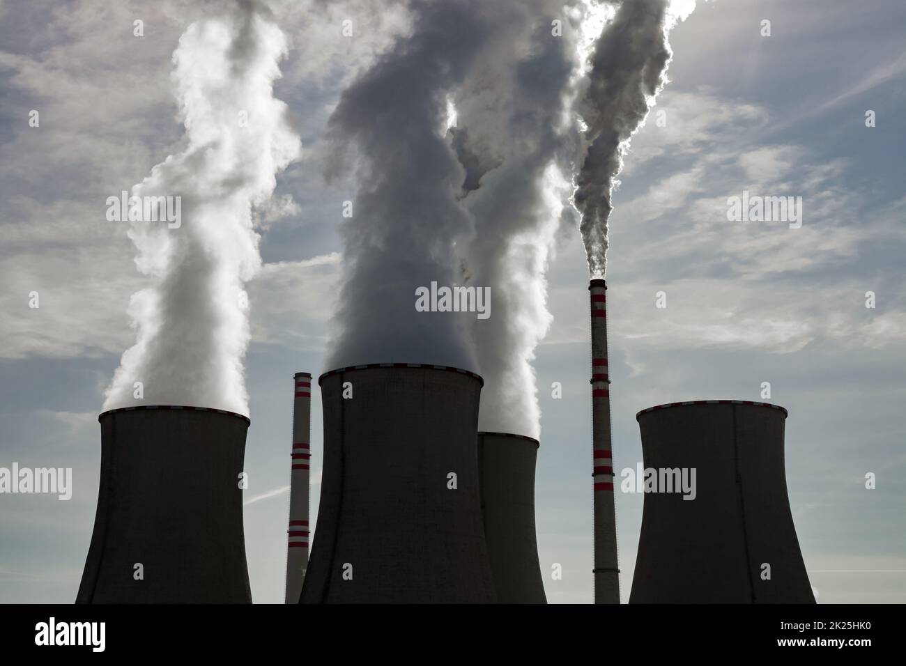 Produzione di energia Foto Stock