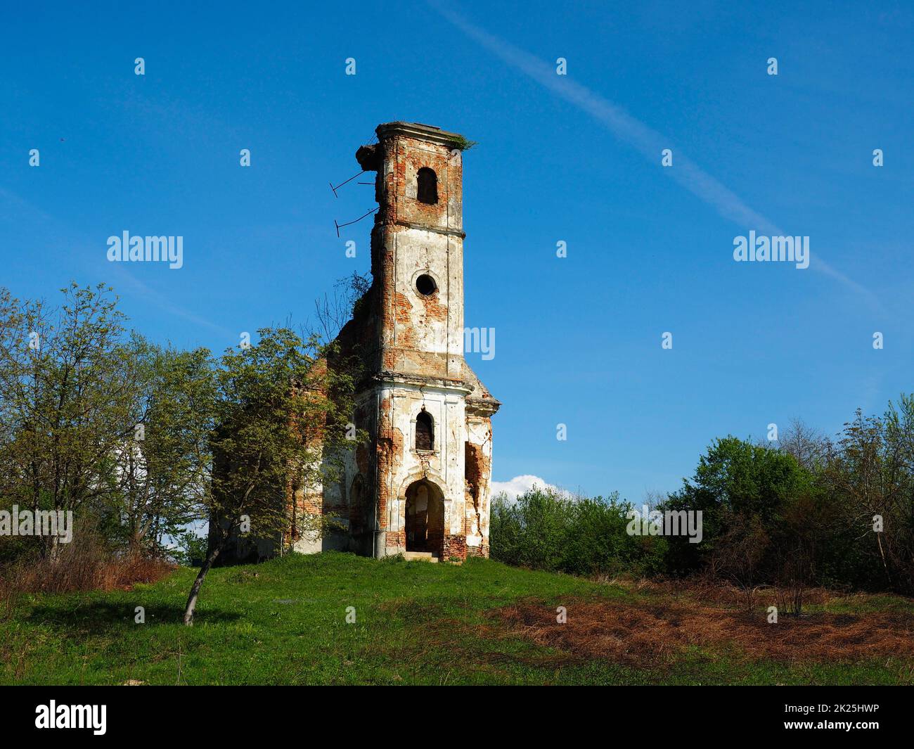 Chiesa abbandonata Foto Stock