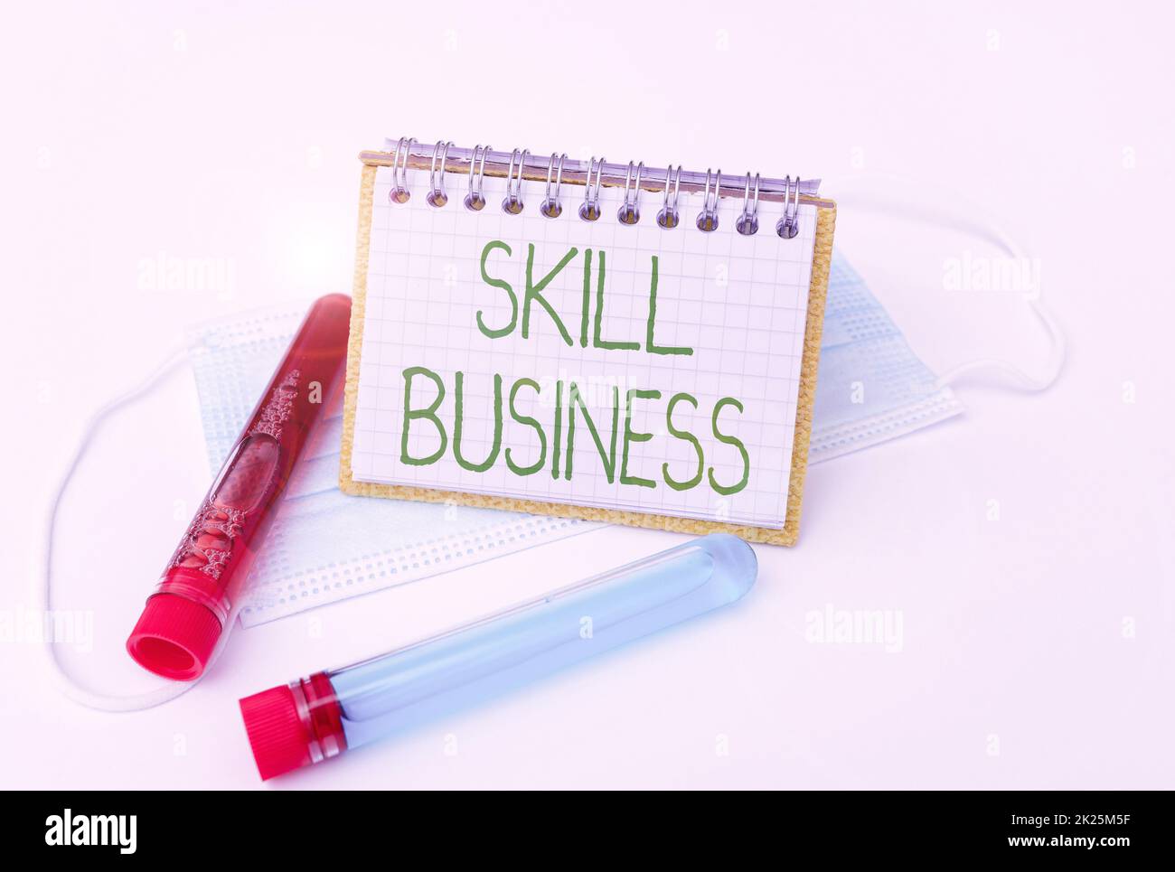 Visualizzazione concettuale Skill Business. Panoramica aziendale capacità di gestire impresa aziendale competenza intellettuale preparare e scrivere prescrizione Medicina, prevenire la diffusione di virus Foto Stock