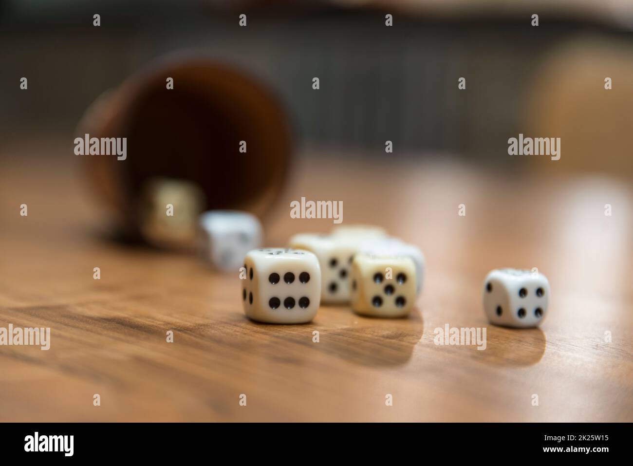 Cubi - il gioco d'azzardo Foto Stock