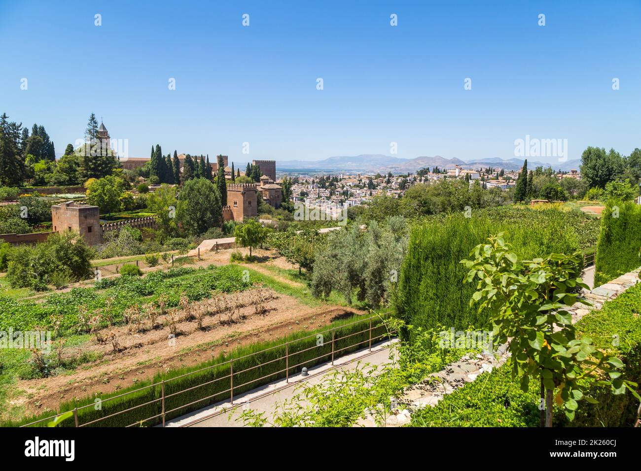 Complesso Alhambra de Granada Foto Stock