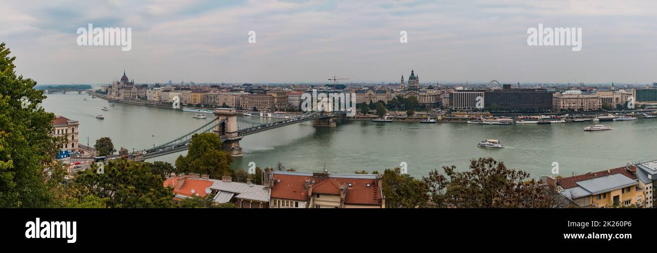 Il panorama di Budapest Foto Stock