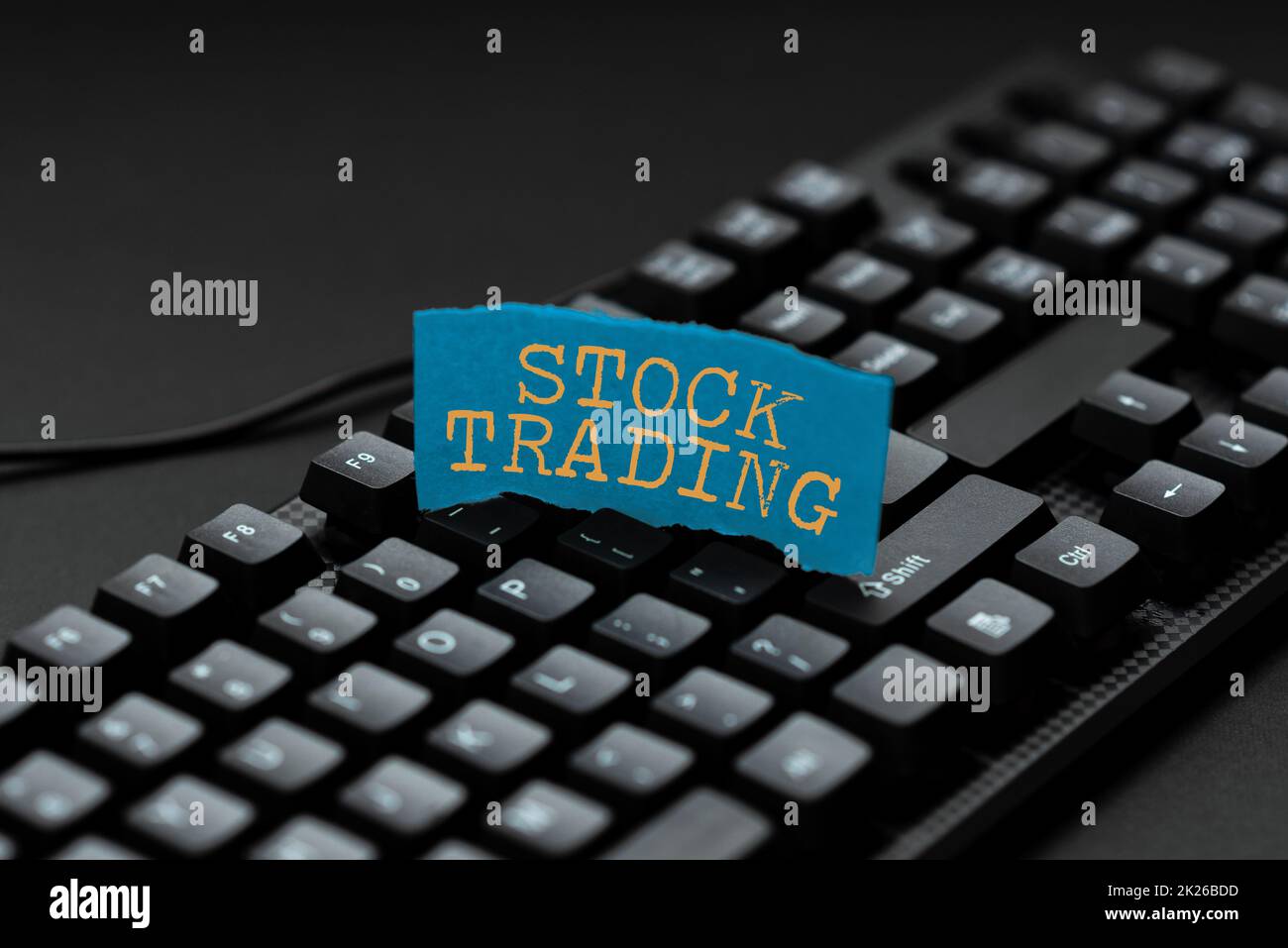 Segno che mostra il commercio di riserva. Approccio aziendale Acquisto e vendita di titoli in formato elettronico nel reparto Exchange idee del programma di elaborazione testi, registrazione degli aggiornamenti di programmazione Foto Stock