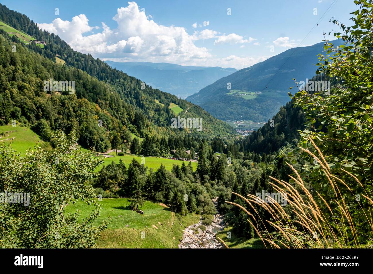 Val Venosta, Alto Adige, Italia Foto Stock