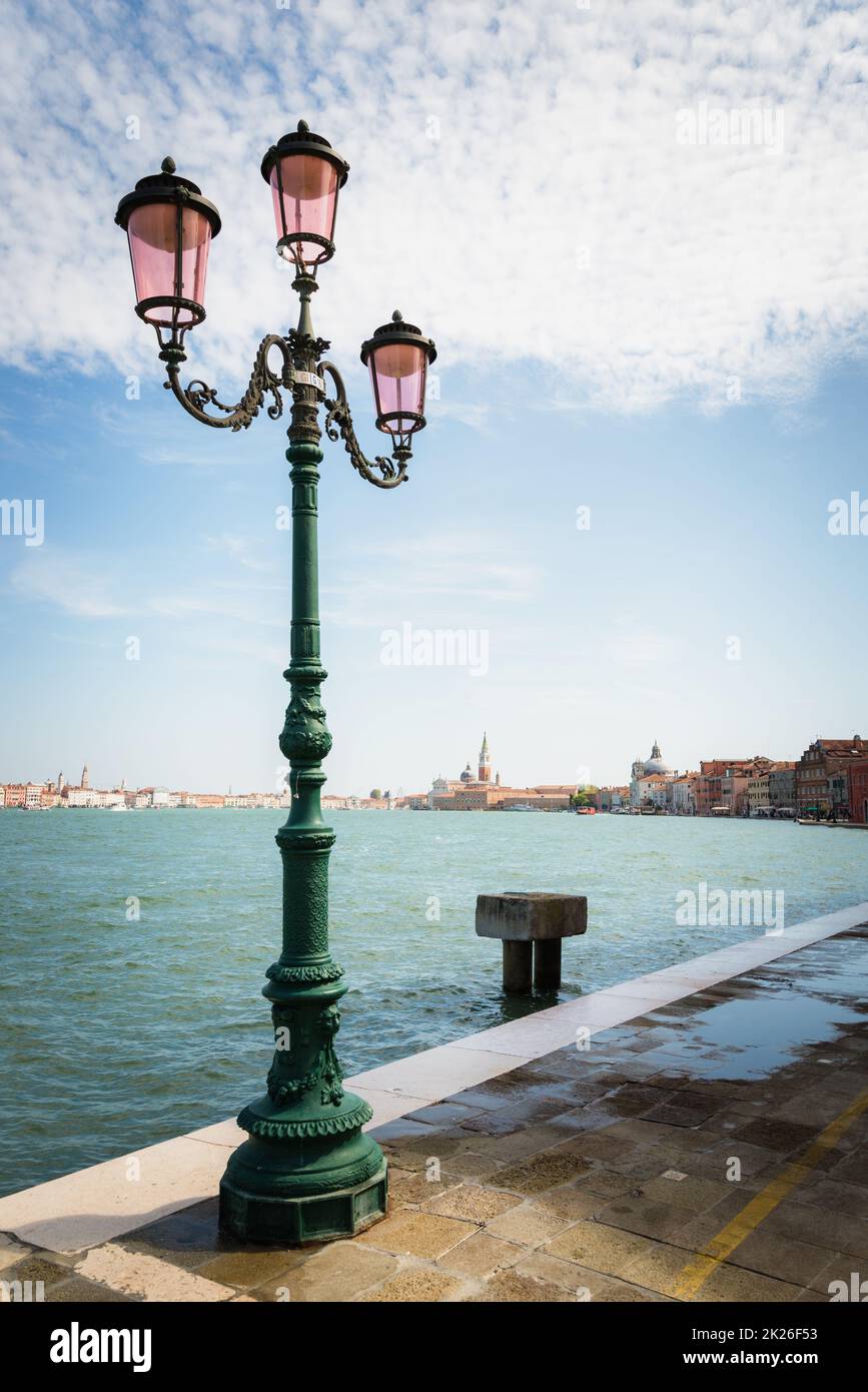 Vista di Venezia. Isola della Giudecca. Regione Veneto. Italia Foto Stock