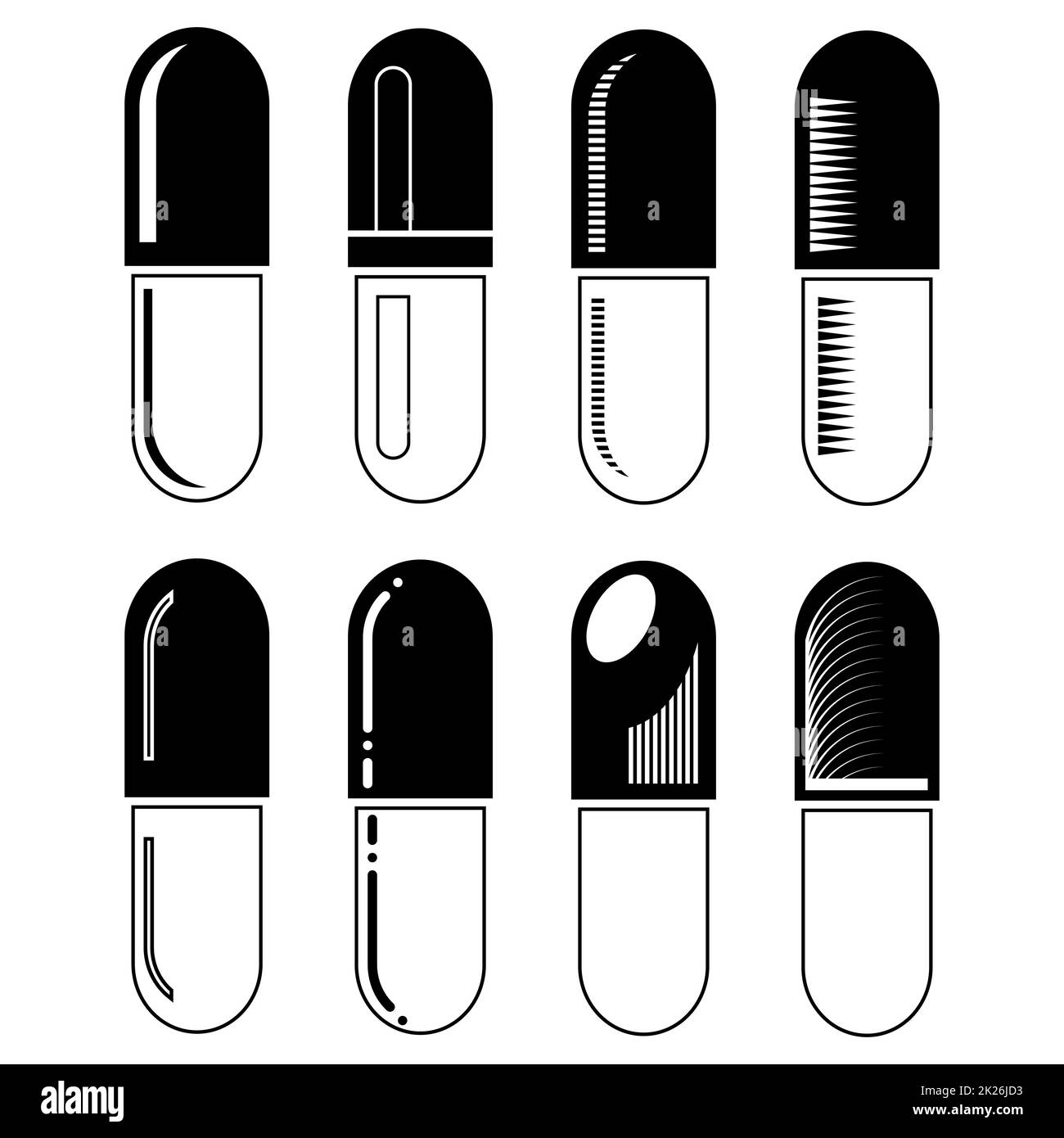 Capsule di pillola Foto e Immagini Stock in Bianco e Nero - Alamy