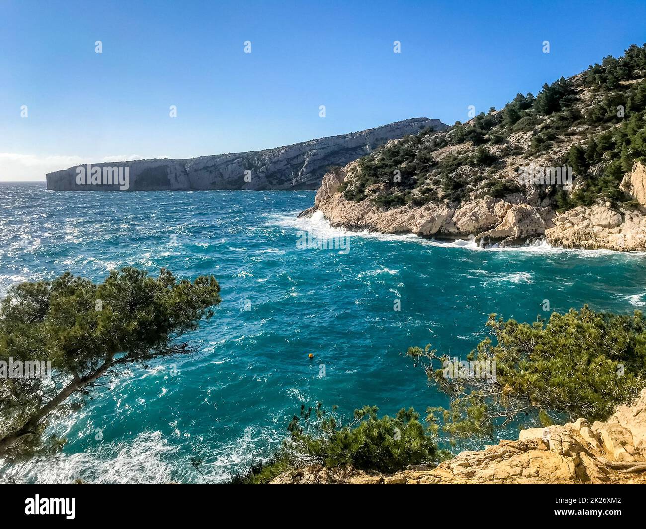 Calanques, insenature di marsiglia Foto Stock