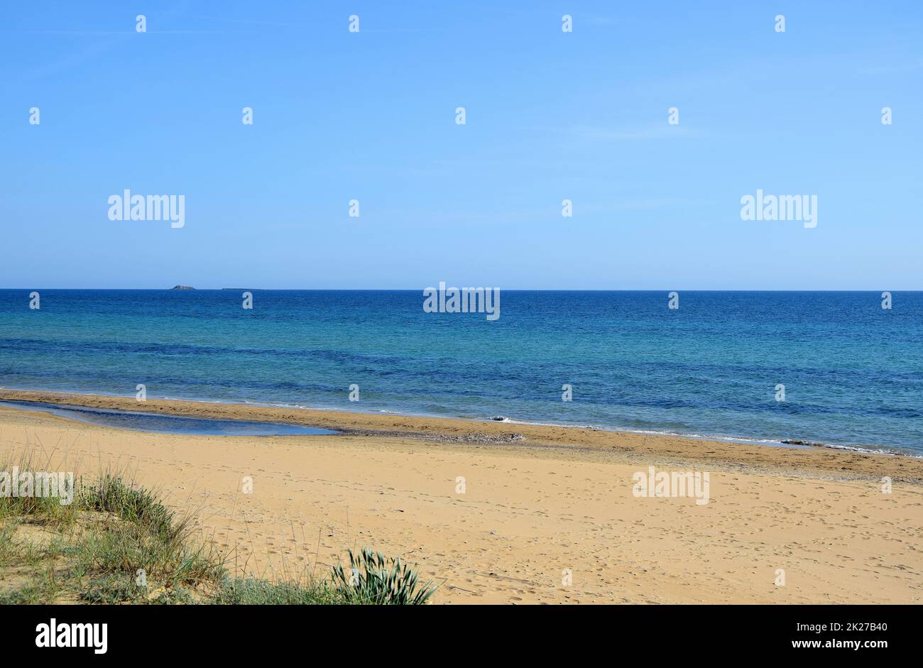 Strand auf Korfu Foto Stock