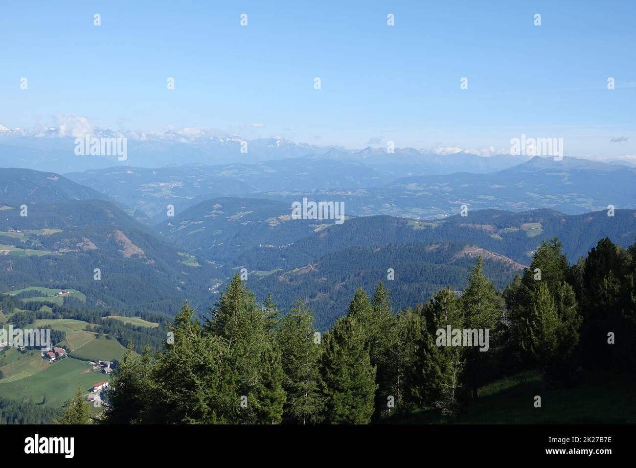 Landschaft bei Obereggen Foto Stock