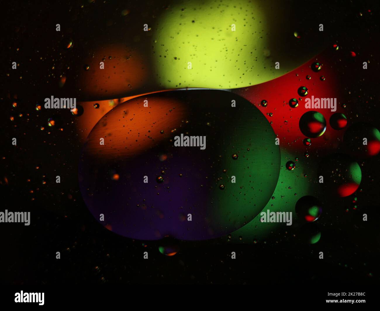 Fondi diversi fluidi astratti colori differenti rarità Foto Stock