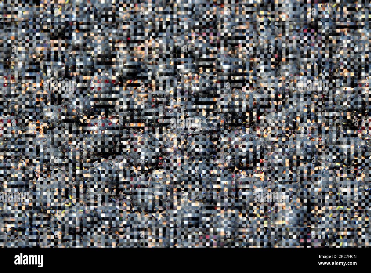 struttura marrone astratta con crepe. Motivo di macchie nere sfocate Foto Stock