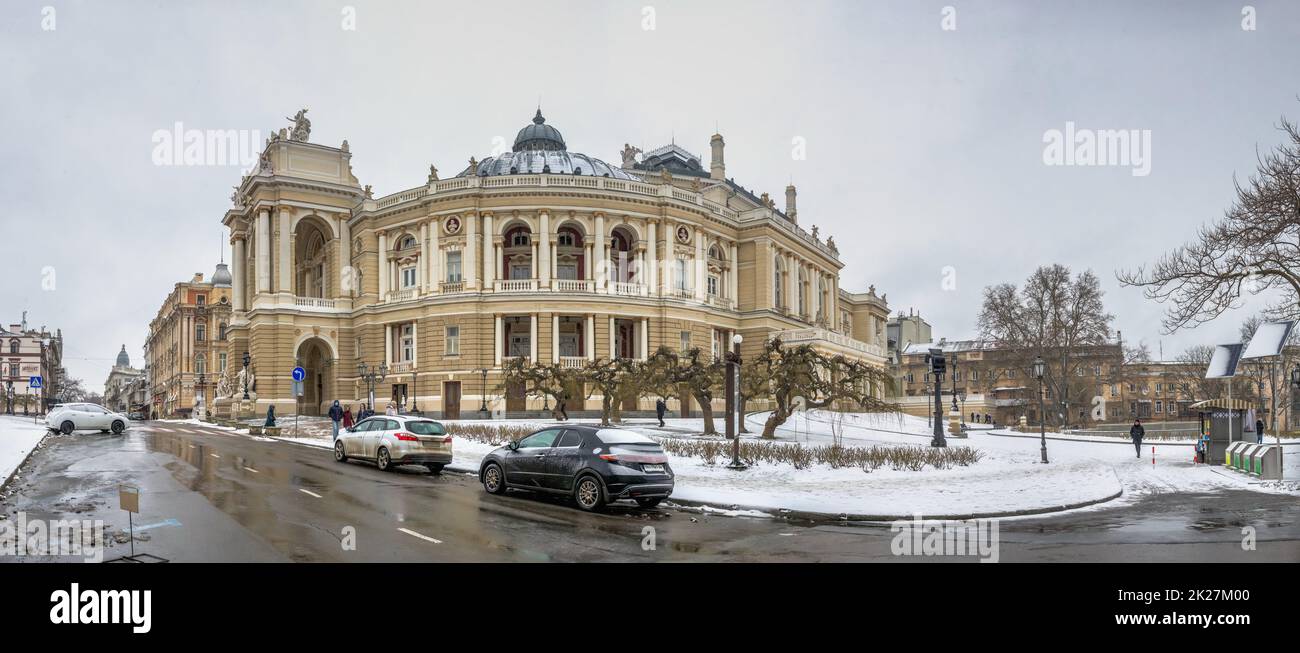Teatro dell'Opera e del Balletto a Odessa, Ucraina Foto Stock