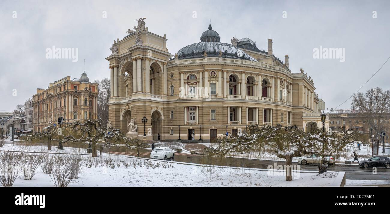 Teatro dell'Opera e del Balletto a Odessa, Ucraina Foto Stock